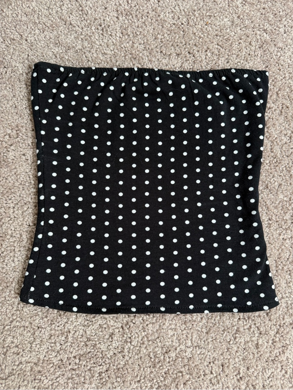 Y2K reversible polka dot tube top grunge doll rockabilly